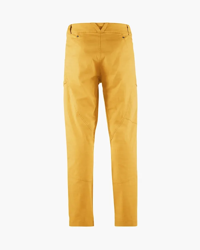 Gefjon 20 Flexible Cotton Pants Amber Gold Men Klttermusen Pants