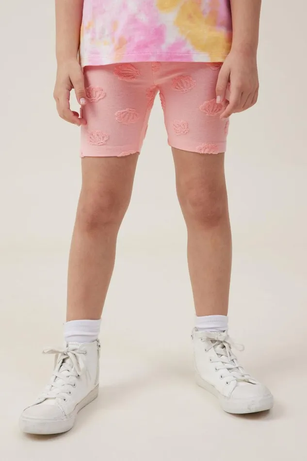 Girls 214 Activewear Cotton On Hailey Bike Short Coral Dreamsterry Texture Shells Girls 214 Activewear Cotton On Hailey Bike Short Coral Dreamsterry Texture Shells