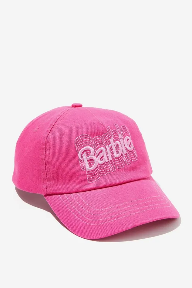 Girls 214Boys 214 Hats and Beanies Cotton On Barbie Cap Lcn Mat Barbie Barbie Logo Girls 214Boys 214 Hats and Beanies Cotton On Barbie Cap Lcn Mat Barbie Barbie Logo
