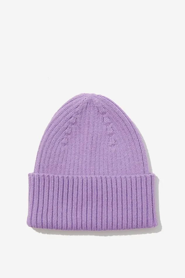 Girls 214Boys 214 Hats and Beanies Cotton On Fisherman Beanie Lavender Dreams