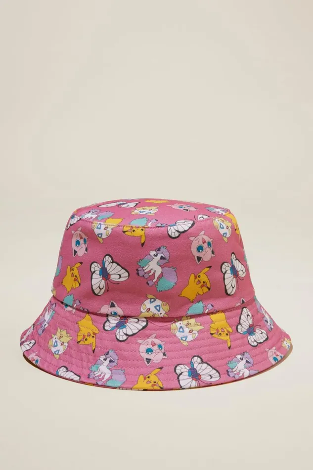 Girls 214Boys 214 Hats and Beanies Cotton On Licensed Bucket Hat Lcn Pok Pokemonpink Gerbera Girls 214Boys 214 Hats and Beanies Cotton On Licensed Bucket Hat Lcn Pok Pokemonpink Gerbera