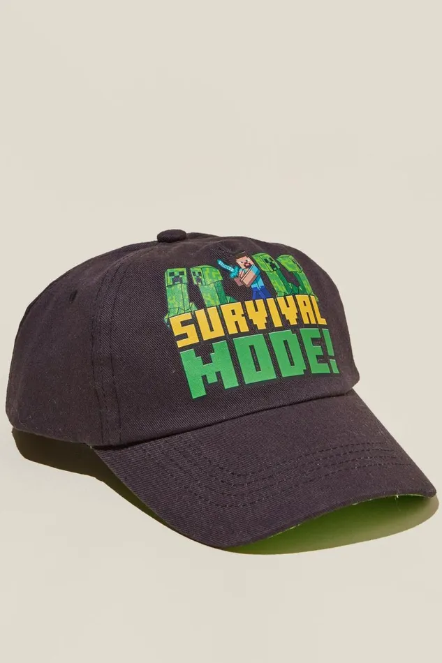 Girls 214Boys 214 Hats and Beanies Cotton On Licensed Cap Lcn Min Minecraft Survival Modephantom Girls 214Boys 214 Hats and Beanies Cotton On Licensed Cap Lcn Min Minecraft Survival Modephantom