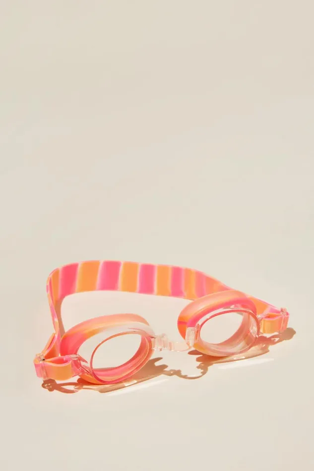 Girls 214Boys 214 Swimwear Cotton On Fun Goggles Pinktropical Orange Tie Dye