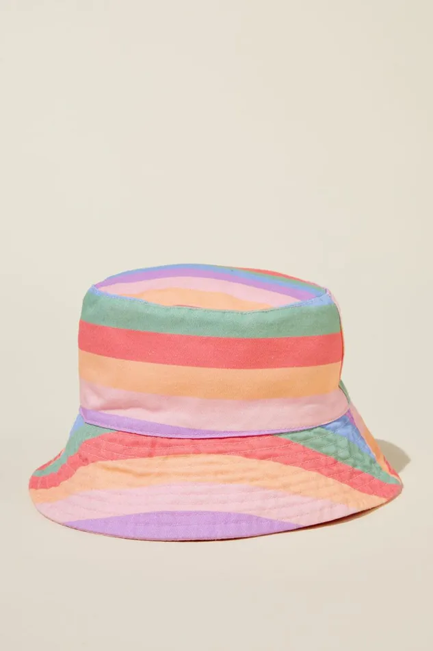 Girls 214Boys 214 Swimwear Cotton On Reversible Bucket Hat Blush Pinklavender Dreams Stripe Girls 214Boys 214 Swimwear Cotton On Reversible Bucket Hat Blush Pinklavender Dreams Stripe