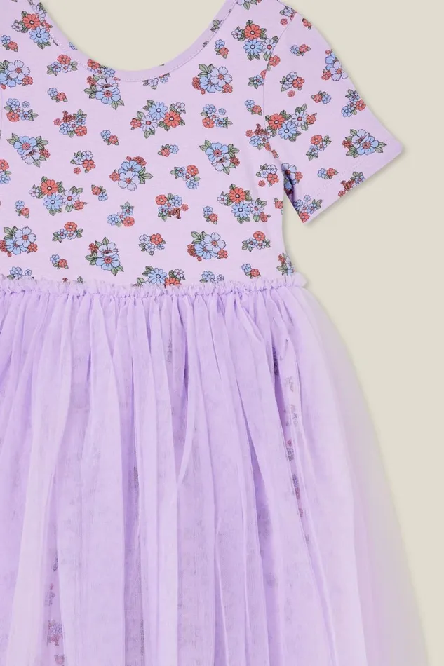 Girls 214 Dresses Cotton On Sophia Dress Up Dress Ava Ditsylilac Drop