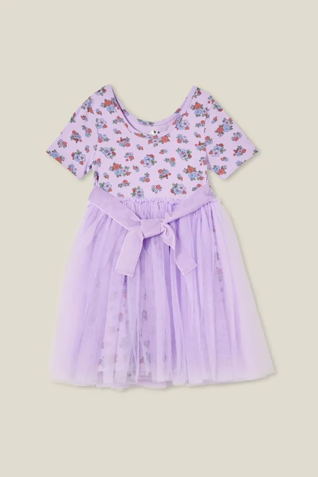 Girls 214 Dresses Cotton On Sophia Dress Up Dress Ava Ditsylilac Drop