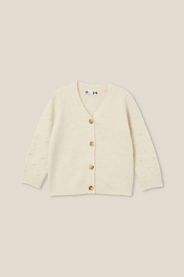Girls 214 Jackets and Sweaters Cotton On Suzie Cardigan Vanilla Marle