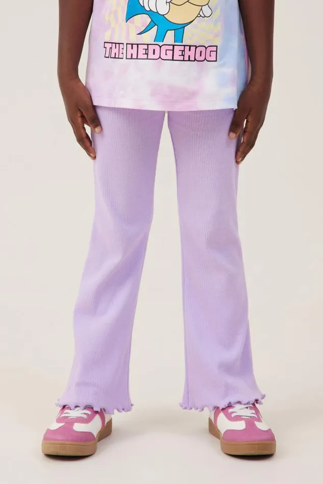 Girls 214 Leggings Pants and Jeans Cotton On Frankie Flare Pant Lilac Drop Rib Girls 214 Leggings Pants and Jeans Cotton On Frankie Flare Pant Lilac Drop Rib
