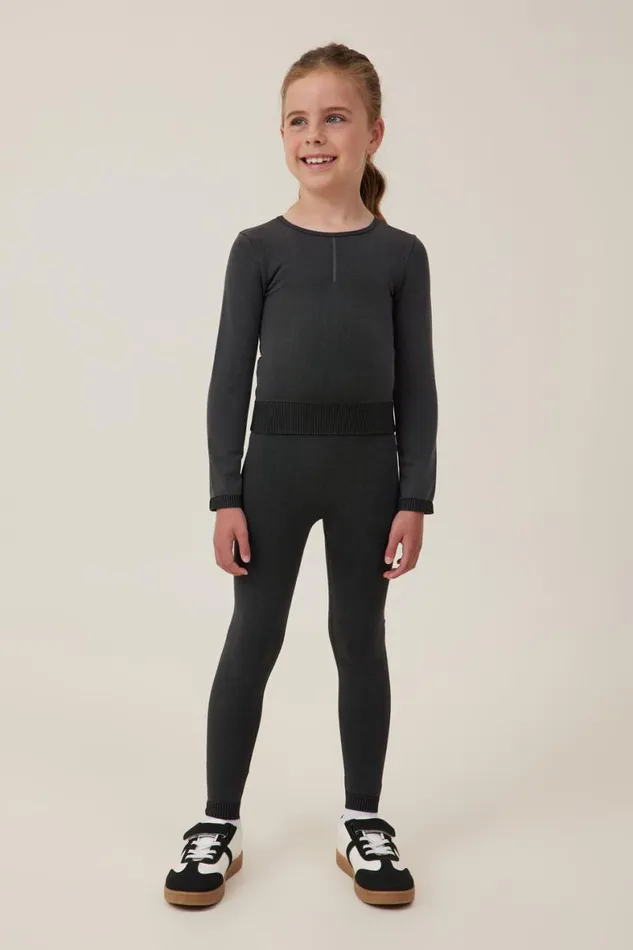 Girls 214 Leggings Pants and Jeans Cotton On Imogen Seamfree Legging Phantom Wash