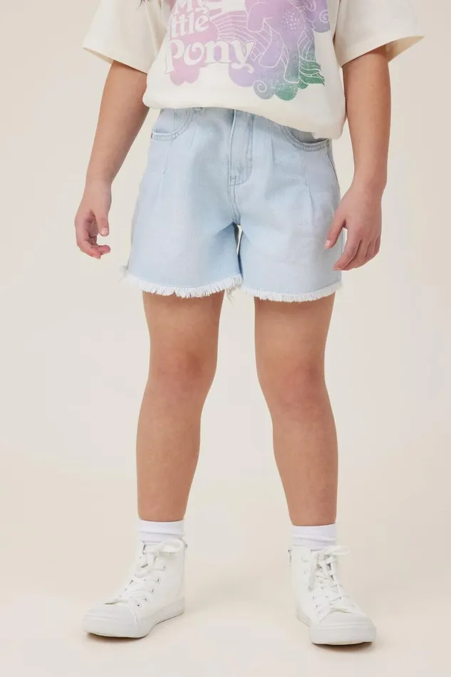 Girls 214 Shorts Skirts and Playsuits Cotton On Kyla Denim Short Bleach Blue Wash Girls 214 Shorts Skirts and Playsuits Cotton On Kyla Denim Short Bleach Blue Wash