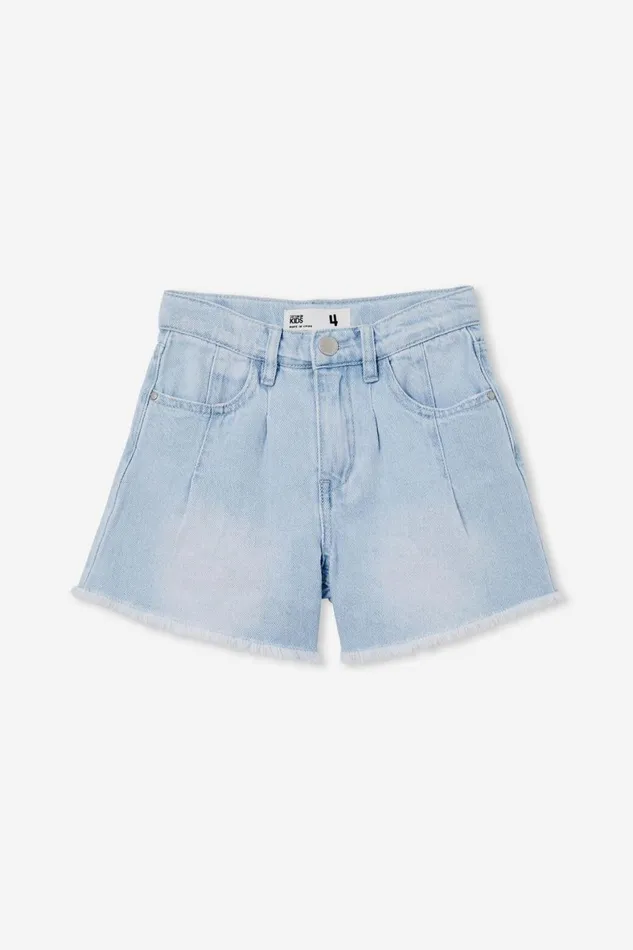 Girls 214 Shorts Skirts and Playsuits Cotton On Kyla Denim Short Bleach Blue Wash