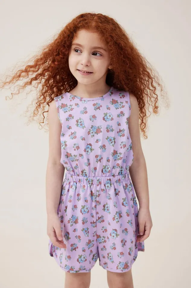 Girls 214 Shorts Skirts and Playsuits Cotton On Romy Playsuit Lilac Dropava Ditsy Girls 214 Shorts Skirts and Playsuits Cotton On Romy Playsuit Lilac Dropava Ditsy