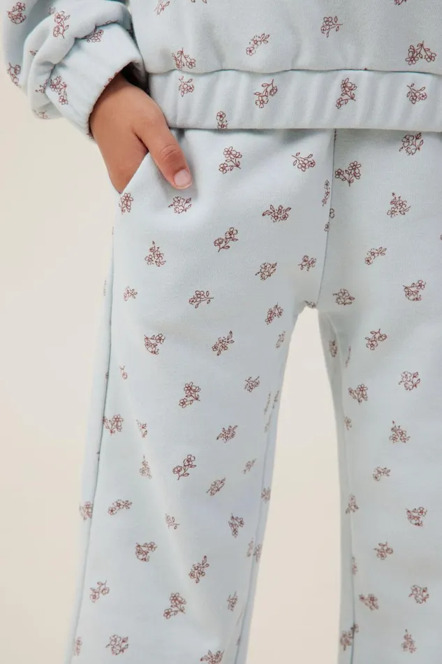 Girls 214 Sweatshirts and Sweatpants Cotton On Paige Wide Leg Pant Birdy Bluebetsy Ditsy