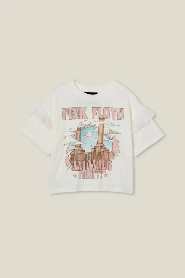 Girls 214 Tops and TShirts Cotton On License Party Short Sleeve Top Lcn Per Pink Floyd Animal Tour 77vanilla Girls 214 Tops and TShirts Cotton On License Party Short Sleeve Top Lcn Per Pink Floyd Animal Tour 77vanilla