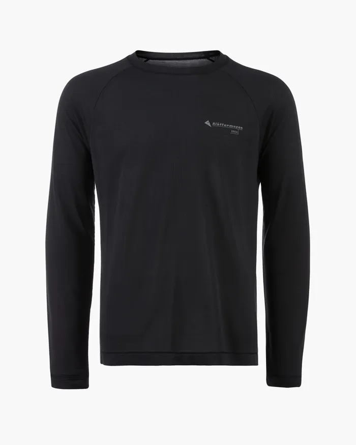 Groa Technical Long Sleeve Tee Raven Men Klttermusen TShirts