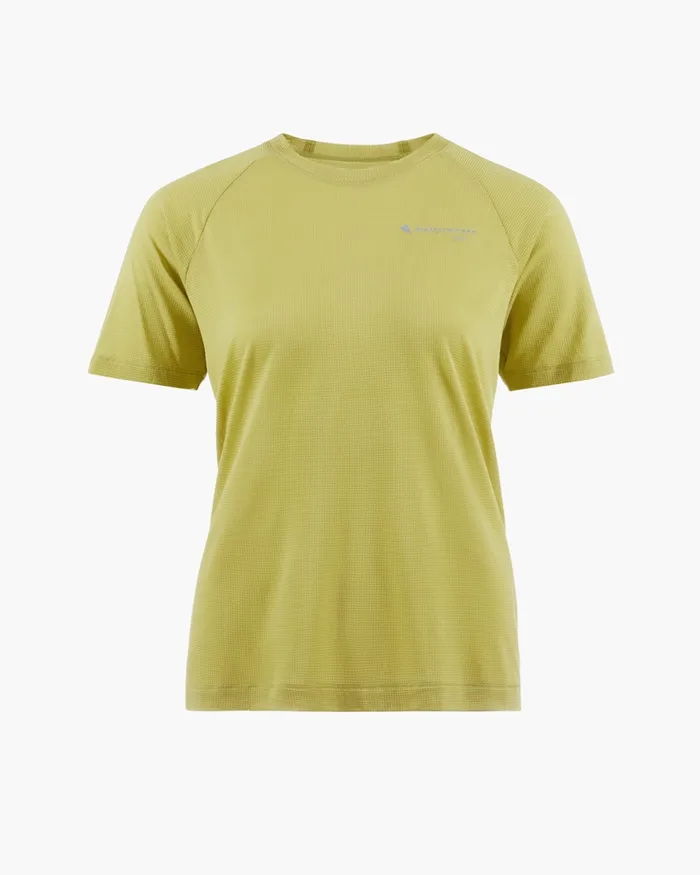 Groa Technical Short Sleeve Tee Beryl Green Women Klttermusen TShirts