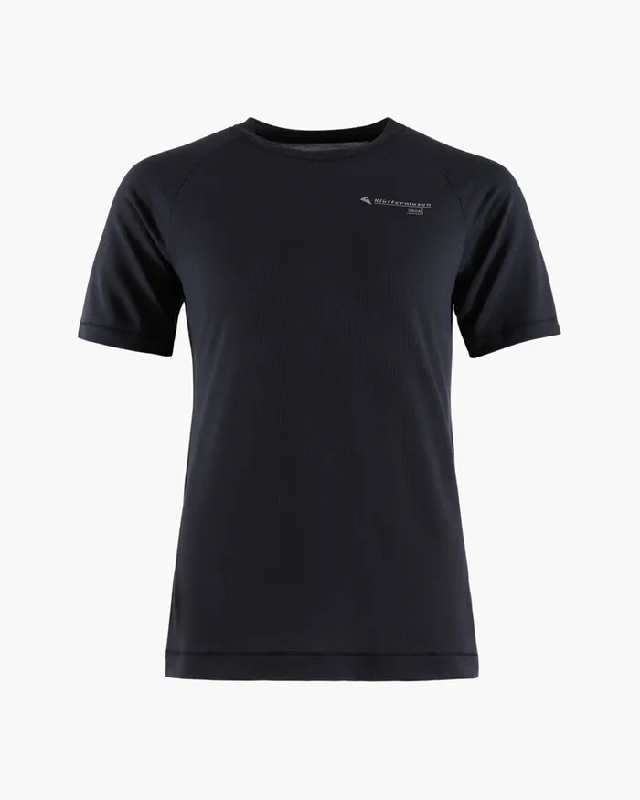 Groa Technical Short Sleeve Tee Raven Women Klttermusen TShirts