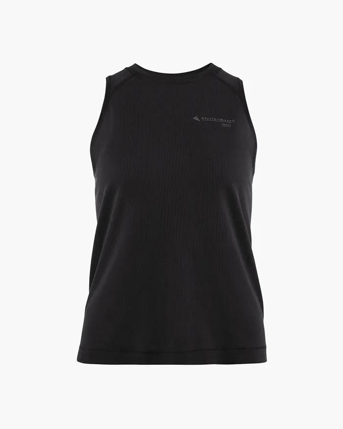 Groa Technical Tank Top Raven Women Klttermusen TShirts
