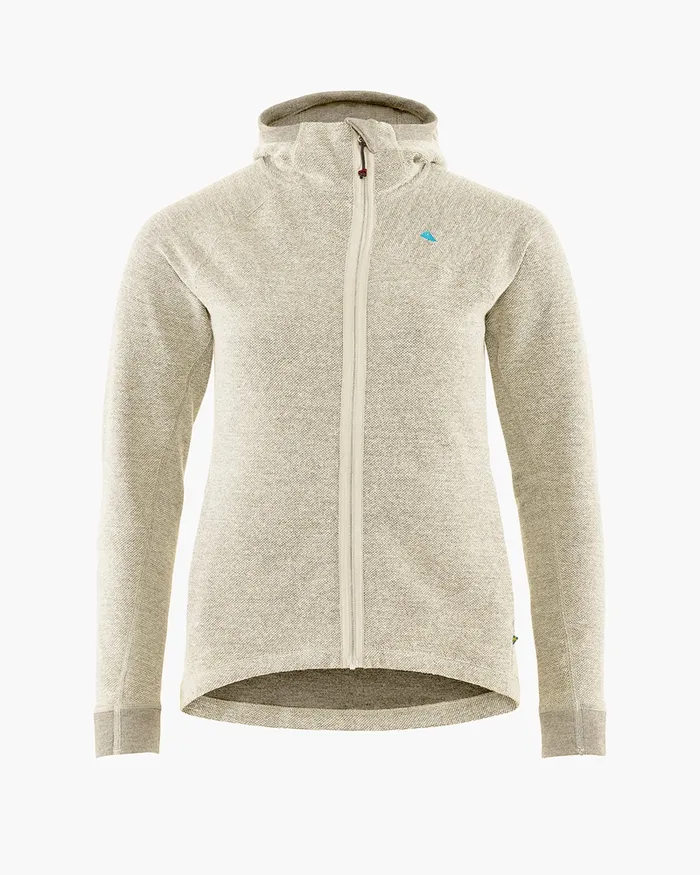 Hdur Hooded Zip Clay Women Klttermusen Fleeces and Sweaters