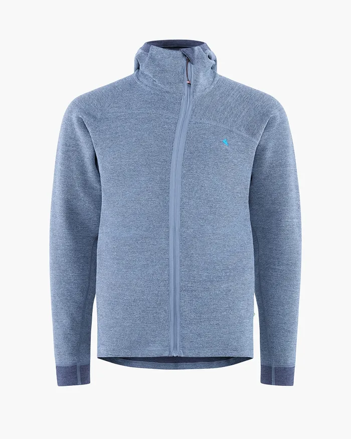 Hdur Hooded Zip Faded Blue Men Klttermusen Fleeces and Sweaters