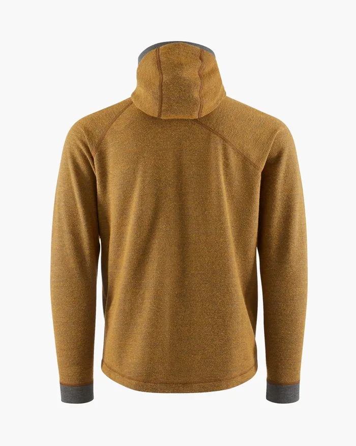 Hdur Hooded Zip Mustard Men Klttermusen Fleeces and Sweaters