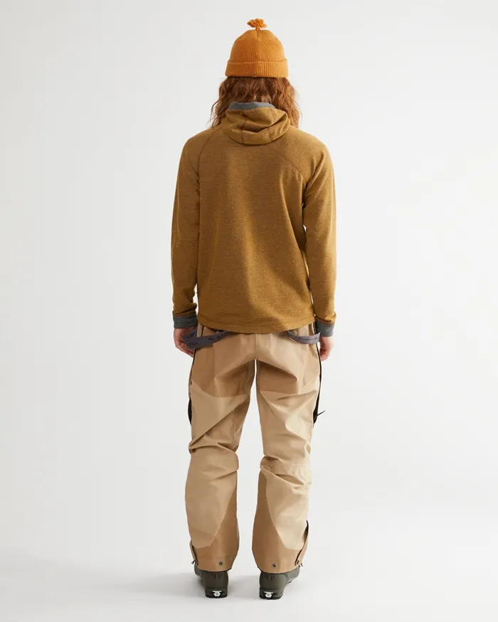 Hdur Hooded Zip Mustard Men Klttermusen Fleeces and Sweaters