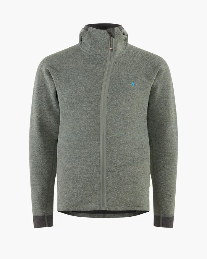 Hdur Hooded Zip Swamp Green Men Klttermusen Fleeces and Sweaters