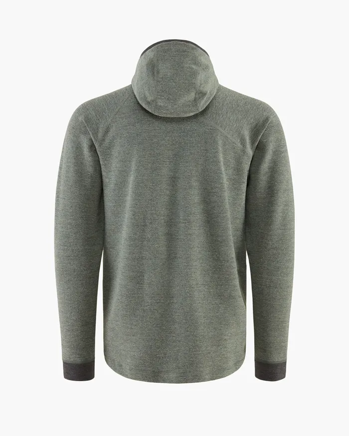 Hdur Hooded Zip Swamp Green Men Klttermusen Fleeces and Sweaters