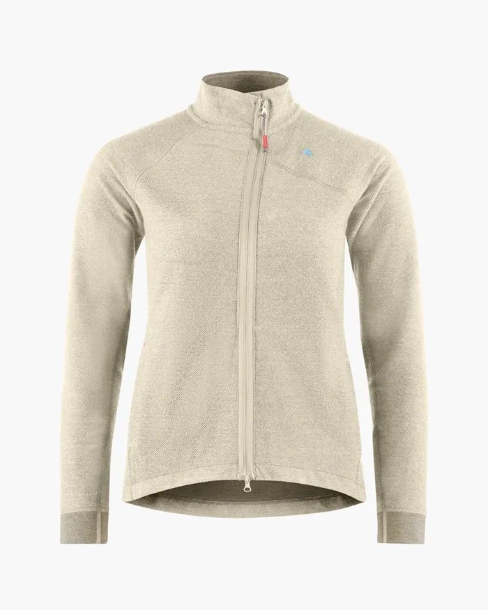 Hdur Zip Jacket Clay Women Klttermusen Fleeces and Sweaters