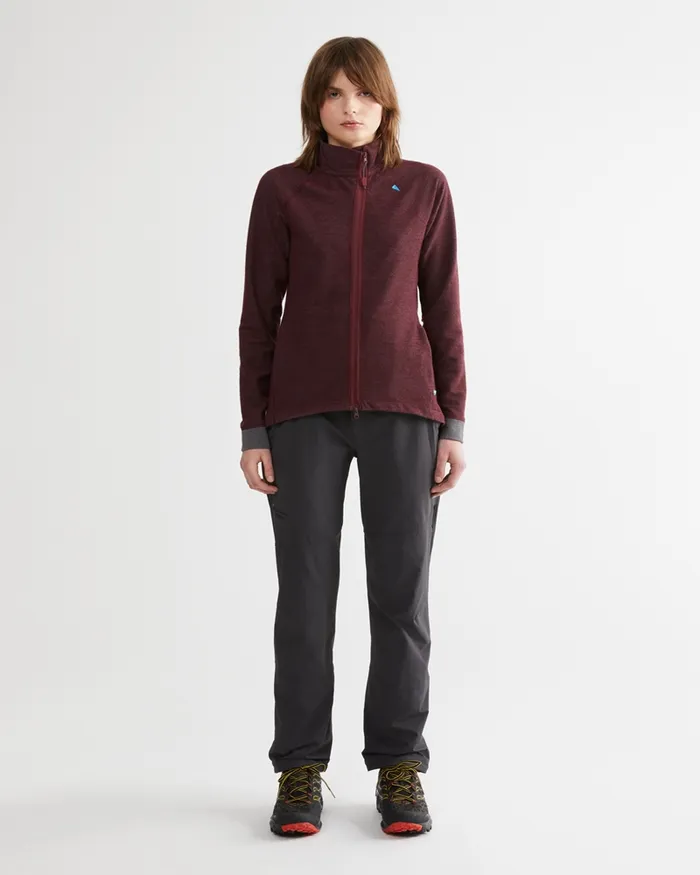Hdur Zip Jacket Clay Women Klttermusen Fleeces and Sweaters
