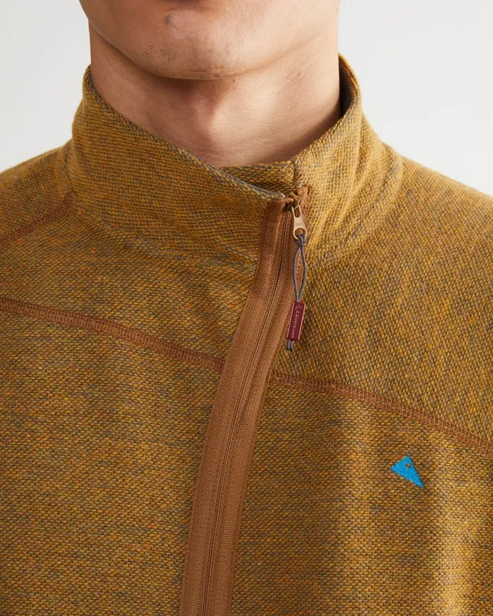 Hdur Zip Jacket Mustard Men Klttermusen Fleeces and Sweaters
