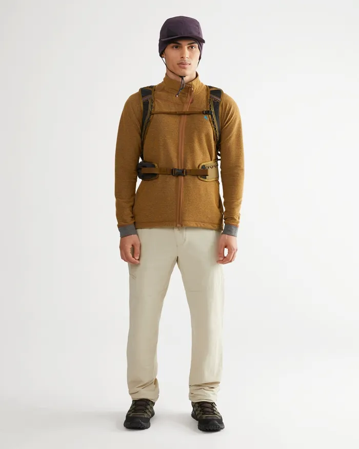 Hdur Zip Jacket Mustard Men Klttermusen Fleeces and Sweaters