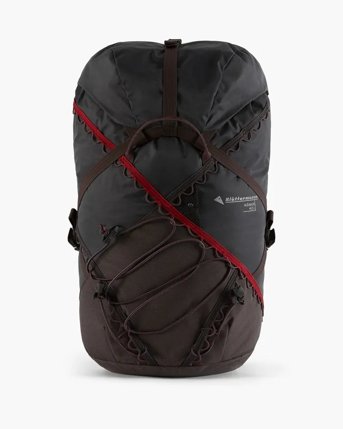 Hner Alpin Mountaineering Backpack 42L Raven MenWomen Klttermusen MultiDay Backpacks 32100l