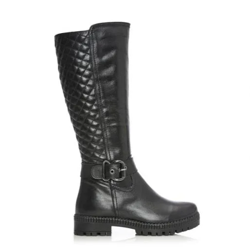 Hamish Black Leather Women Moda In Pelle Black Boots Hamish Black Leather Women Moda In Pelle Black Boots