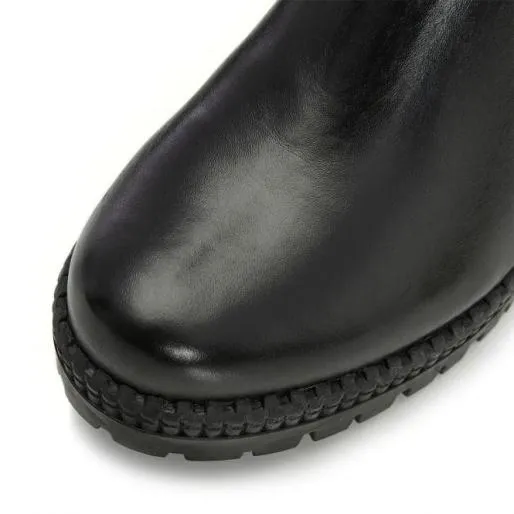 Hamish Black Leather Women Moda In Pelle Black Boots Hamish Black Leather Women Moda In Pelle Black Boots