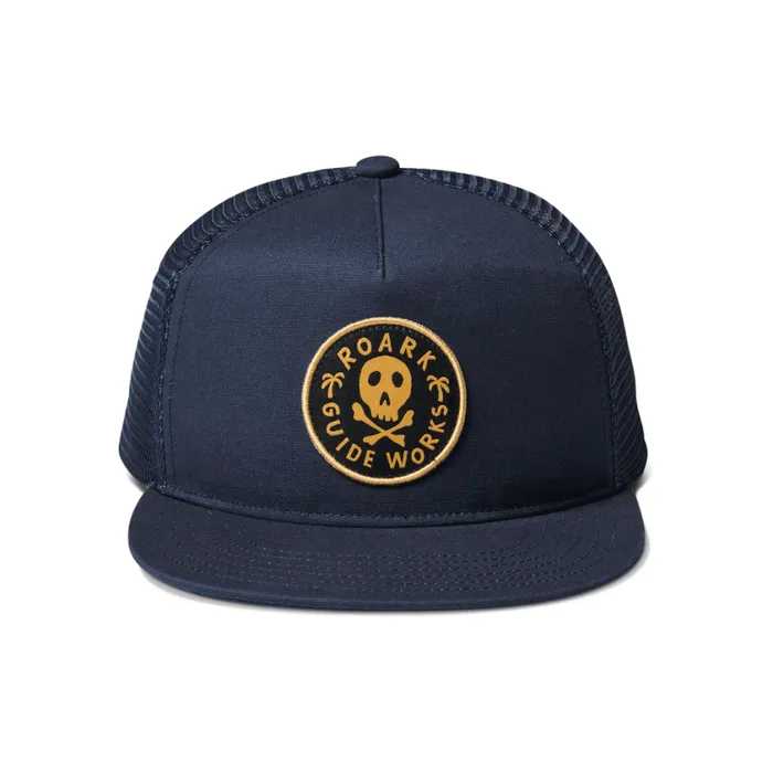 Hats WomenMen Roark Station Trucker Snapback Hat Dark Navy