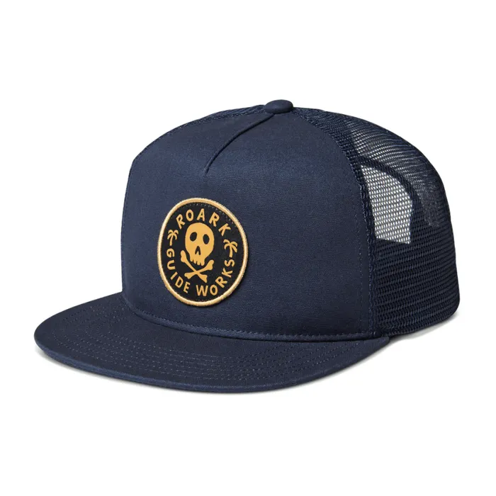 Hats WomenMen Roark Station Trucker Snapback Hat Dark Navy