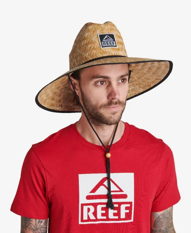 Headwear and Accessories Men REEF Downpour Straw Hat Caviar