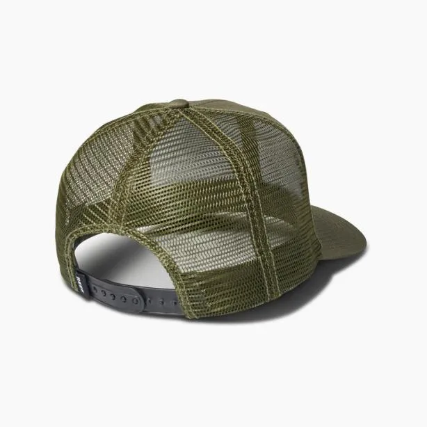 Headwear and Accessories Men REEF Townsend Snapback Trucker Hat Olive Night