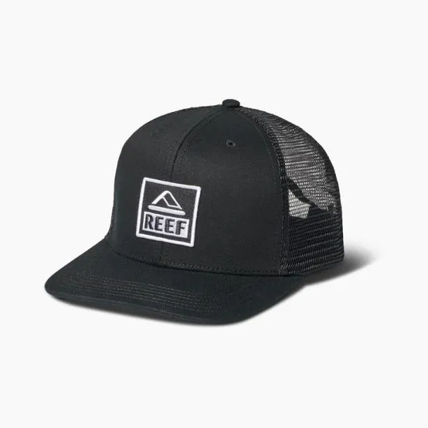 Headwear and Accessories Men REEF Townsend Snapback Trucker Hat Pirate Black