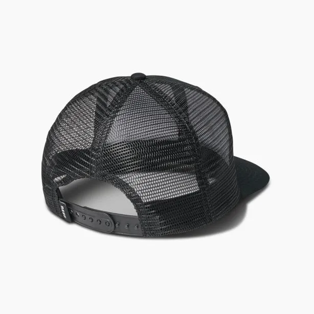 Headwear and Accessories Men REEF Townsend Snapback Trucker Hat Pirate Black