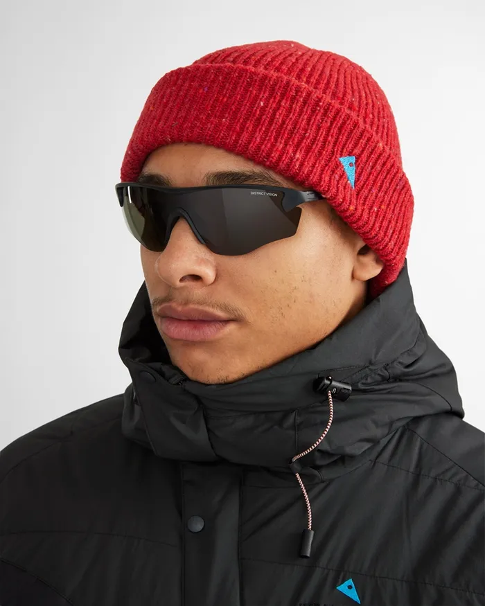 Hel Beanie Pitch Black MenWomen Klttermusen Beanies and Headbands