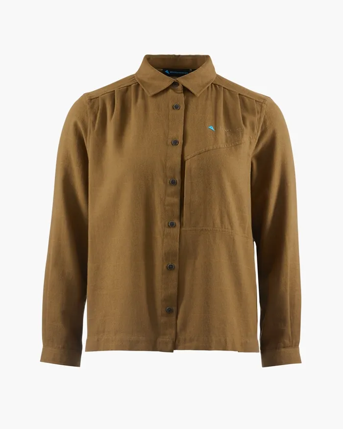 Helheim Long Sleeve Shirt Olivejuniper Green Women Klttermusen Shirts