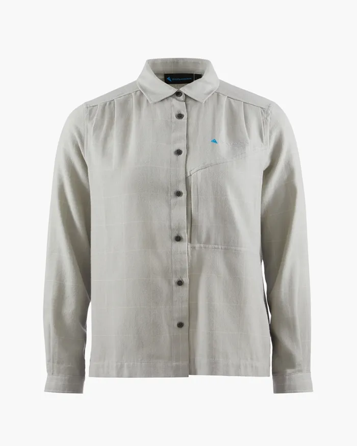 Helheim Long Sleeve Shirt Smoke Greyclay Women Klttermusen Shirts