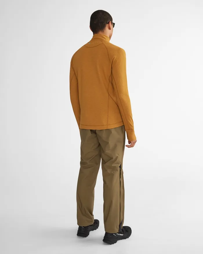 Huge Norna Half Zip Mid Layer Mustard Men Klttermusen Fleeces and Sweaters