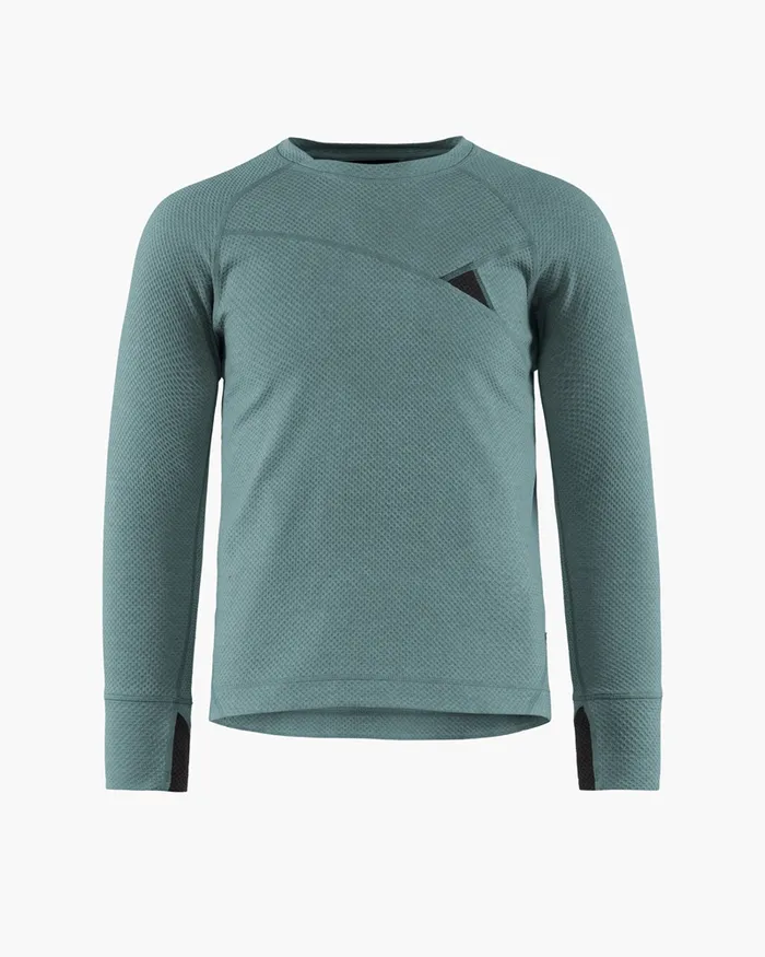 Huge Norna Mid Layer Frost Green Men Klttermusen Fleeces and Sweaters