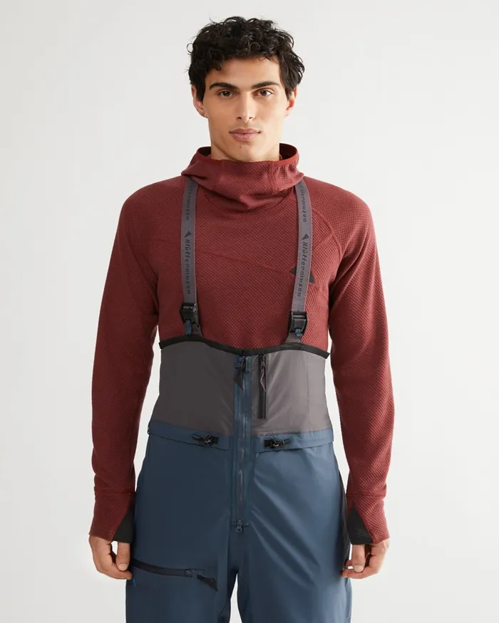 Huge Norna Mid Layer Hoodie Madder Red Men Klttermusen Fleeces and Sweaters
