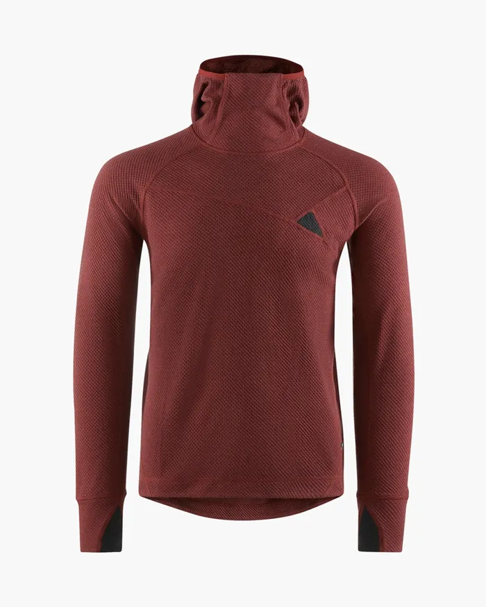 Huge Norna Mid Layer Hoodie Madder Red Men Klttermusen Fleeces and Sweaters