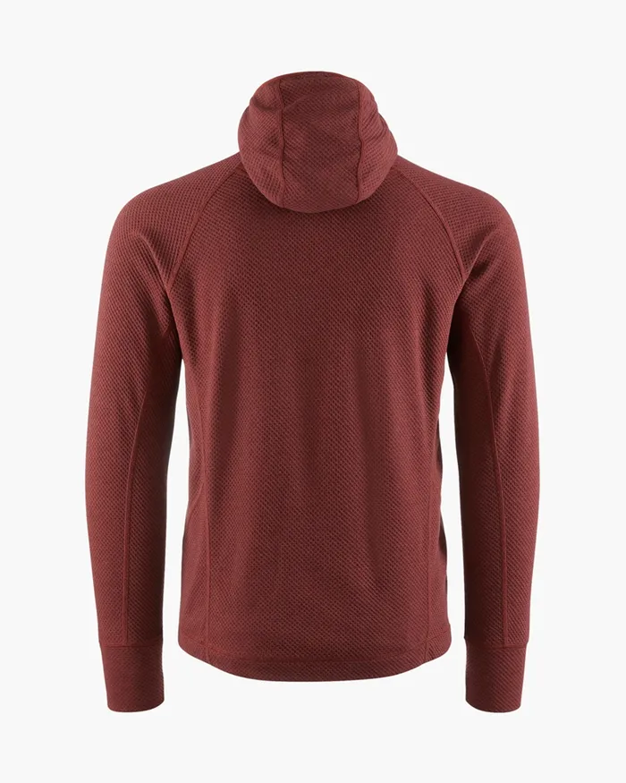 Huge Norna Mid Layer Hoodie Madder Red Men Klttermusen Fleeces and Sweaters