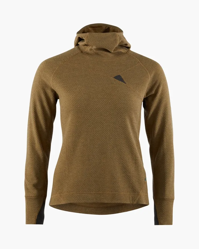 Huge Norna Mid Layer Hoodie Olive Women Klttermusen Fleeces and Sweaters